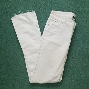 WHBM White Denim Jeans in O Regular